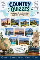 Vorschau - Arbeitsblätter - Country Quizzes - Englisch | England, Scotland, Ireland, Wales, USA, Canada, Australia, New Zealand & South Africa - Deckblatt