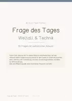 Vorschau - Spiele - Frage des Tages - 55 Fragen rund um Weltall-und-Technik - 1. - 4. Klasse - Seite 1