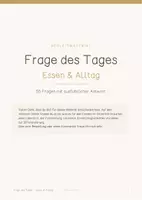 Vorschau - Spiele - Frage des Tages - 55 Fragen rund um Essen-und-Alltag - 1. - 4. Klasse - Seite 1