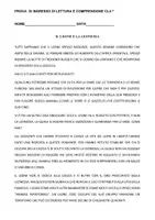 anteprima - Esercizi - Il leone e la leonessa: lettura e comprensione - Pagina di copertina