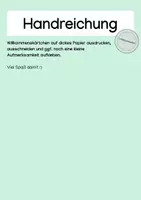 Vorschau - Mal- und Bastelvorlagen - Willkommensgeschenk, Willkommensgruß neues Schuljahr Löwe - Seite 1