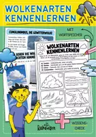 Vorschau - Arbeitsblätter - Wolkenarten kennenlernen 🌦️☁️ Arbeitsblätter zu Cumulus, Stratus etc. - Deckblatt