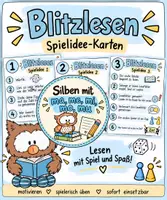 Vorschau - Arbeitsblätter - Blitzlesen mit ma, me, mi, mo, mu - Deckblatt