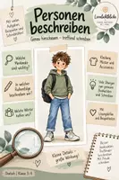 Vorschau - Unterrichtsreihen - Mega Bundle Personenbeschreibung Klasse 3 und 4 - Seite 1