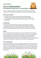 Vorschau - Arbeitsblätter - Escape Room Streuobstwiese: Die Wiesendetektive | Sachunterricht Klasse 4 - Seite 1