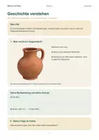 Vorschau - Arbeitsblätter - Geschichte verstehen – Quellen, Zeitstrahl & Vergangenheit | Klasse 5–7 - Seite 1