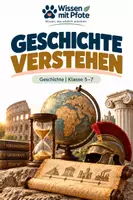 Vorschau - Arbeitsblätter - Geschichte verstehen – Quellen, Zeitstrahl & Vergangenheit | Klasse 5–7 - Deckblatt