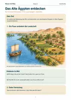 Vorschau - Arbeitsblätter - Das Alte Ägypten entdecken – Nil, Pharaonen & Pyramiden | Klasse 5–7 - Seite 1