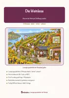 Vorschau - Arbeitsblätter - Die Weinlese – Lesespurgeschichte mit Rätselaufgaben (Klasse 7) - Seite 1
