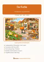 Vorschau - Arbeitsblätter - Der Kürbis – Lesespurgeschichte mit Rätselaufgaben (Klasse 3) - Seite 1