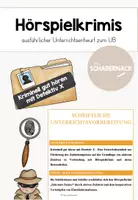 Vorschau - Stundenentwürfe - Zuhören, Hörspielkrimis - Unterrichtsentwurf - Deckblatt