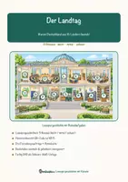 Vorschau - Unterrichtsreihen - Der Landtag – Lesespurgeschichte mit Rätselaufgaben (Klasse 9) - Seite 1