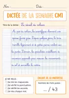 Aperçu - Préparation de séance / Séance complète - Dictée CM1 +3 fiches d'activités - Page 3