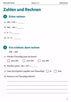 Vorschau - Arbeitsblätter - Mathematik Gesamtcheck A Klasse 5–6 - Seite 2