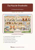 Vorschau - Arbeitsblätter - Das Haus der Grundrechte – Lesespurgeschichte mit Rätselaufgaben (Klasse 9) - Seite 1