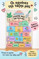 Προεπισκόπηση - Αφίσες - Οι κανόνες της τάξης μας - Εξώφυλλο