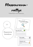 Vorschau - Spiele - Klassenraumrallye für die erste Schulwoche - Deckblatt
