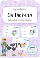 Vorschau - Stationenlernen - Stöpselkasten: Say it in English - On The Farm - Deckblatt
