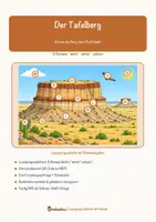 Vorschau - Arbeitsblätter - Der Tafelberg – Lesespurgeschichte mit Rätselaufgaben (Klasse 9) - Deckblatt