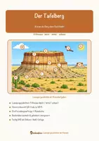 Vorschau - Arbeitsblätter - Der Tafelberg – Lesespurgeschichte mit Rätselaufgaben (Klasse 9) - Seite 1