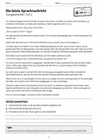 Vorschau - Arbeitsblätter - Kurzgeschichte Inhaltsangabe Übungsmaterial Klasse 7/8 - Seite 2