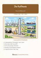 Vorschau - Arbeitsblätter - Die Raffinerie – Lesespurgeschichte mit Rätselaufgaben (Klasse 9) - Seite 1