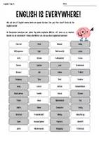 Vorschau - Arbeitsblätter - English is everywhere! Der Einstieg in den Englischunterricht! - Seite 1