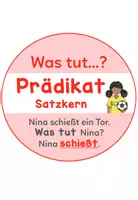 Vorschau - Poster - Satzglieder: Visualisierung (Satzstern Montessori) - Seite 3
