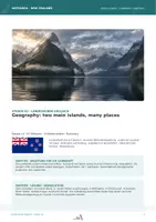 Vorschau - Stundenentwürfe - Neuseeland auf der Karte Inseln & Städte 1 Unterrichtsstunde · Planung & Lösungen · ZP 10 - Seite 1