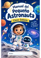 Vista previa - Manualidades / Dibujos para colorear - Manual del pequeño astronauta - Portada