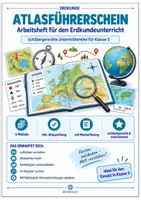 Vorschau - Unterrichtsreihen - Atlasführerschein – 6 Module zur sicheren Atlasarbeit inkl. Prüfung & Musterlösungen - Deckblatt