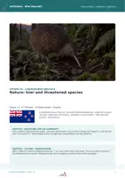 Vorschau - Stundenentwürfe - Kiwi & Artenschutz in Neuseeland 1 Unterrichtsstunde · Planung & Lösungen · ZP 10 - Seite 1