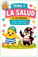 Vista previa - Unidades / Secuencias / Situaciones de Aprendizaje - La salud y el cuerpo humano Unidad completa con juegos y guía docente 4.º de Primaria - Portada