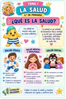 Vista previa - Unidades / Secuencias / Situaciones de Aprendizaje - La salud y el cuerpo humano Unidad completa con juegos y guía docente 4.º de Primaria - página 2