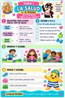Vista previa - Unidades / Secuencias / Situaciones de Aprendizaje - La salud y el cuerpo humano Unidad completa con juegos y guía docente 4.º de Primaria - página 3