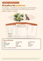 Vorschau - Arbeitsblätter - Spanisch A1: El aceite y las aceitunas (Öl und Oliven) - Deckblatt