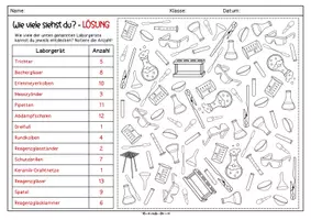 Vorschau - Arbeitsblätter - Laborgeräte erkennen & benennen (Wimmelbild) - Seite 3