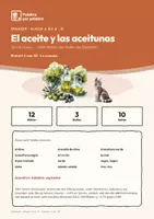 Vorschau - Arbeitsblätter - Spanisch A1: El aceite y las aceitunas (Öl und Oliven) - Seite 1