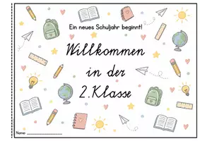 Vorschau - Arbeitsblätter - Schulstart 2. Klasse – Wiederholungsheft für die erste Schulwoche - Seite 1