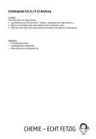 Vorschau - Arbeitsblätter - Ermittlungsakte - Belehrung zum Anfang des Schuljahres - Chemie - Seite 1