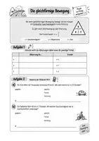 Vorschau - Arbeitsblätter - gleichförmige Bewegung - Arbeitsblatt mit Lösung - Seite 2