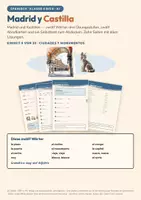 Vorschau - Arbeitsblätter - Spanisch A1: Madrid y Castilla (Madrid und Kastilien) - Deckblatt