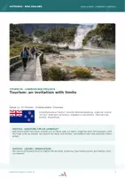 Vorschau - Stundenentwürfe - Tourismus in Neuseeland + 30 Gesprächskarten 1 Unterrichtsstunde · Planung & Lösungen · ZP 10 - Seite 1