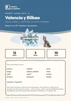 Vorschau - Arbeitsblätter - Spanisch A1: Valencia y Bilbao (Valencia und Bilbao) - Seite 1