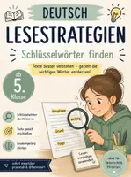 Vorschau - Stundenentwürfe - Lesekompetenz 5/6 – Schlüsselwörter finden & Wichtiges markieren - Deckblatt