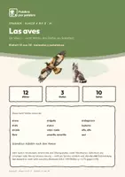 Vorschau - Arbeitsblätter - Spanisch A1: Las aves (Die Vögel) - Seite 1