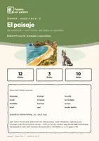 Vorschau - Arbeitsblätter - Spanisch A1: El paisaje (Die Landschaft) - Seite 1