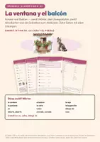 Vorschau - Arbeitsblätter - Spanisch A1 Fünferpaket: La casa y el pueblo (Haus und Dorf) - Seite 1