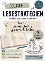Vorschau - Stundenentwürfe - Lesekompetenz 5/6 – Text gliedern & Zwischenüberschriften finden - Deckblatt