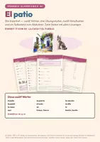 Vorschau - Arbeitsblätter - Spanisch A1: El patio (Der Innenhof) - Deckblatt